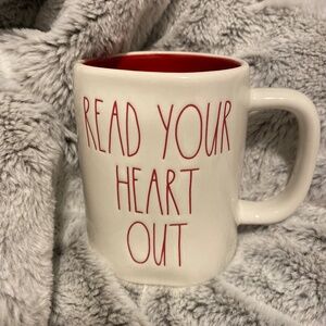 Rae Dunn “Read Your Heart Out” mug
